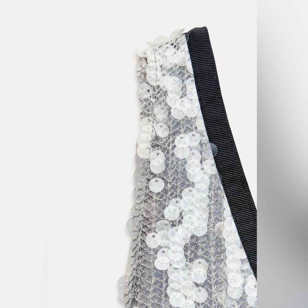 Zara Sequin Mesh Dress XS - Picture 6 of 15